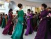 The fashion show features 30 sets of Ao Dai Vietnamese traditional style with 15 Vietnamese models at AMNH’s Hall of the Universe in West Central Pa